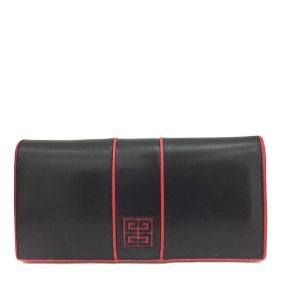 GIVENCHY Logo Leather Long Bifold Wallet/1J6673 - Picture 1 of 8